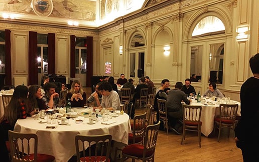 Fancy Christmas diner night