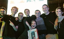 We also won a Mario Kart competition