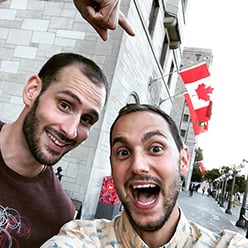 The Chicago lads in Canada